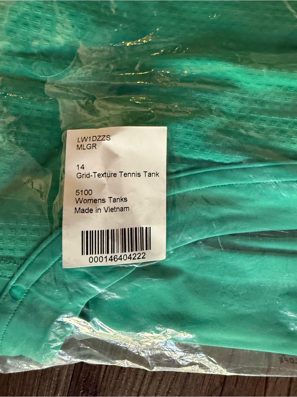 NWT Lululemon Grid Tennis Tank Top